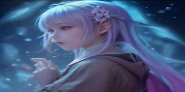 奇幻异世界Galgame游戏画面，魔法少女站在古堡前，夕阳背景，PC汉化版封面插图